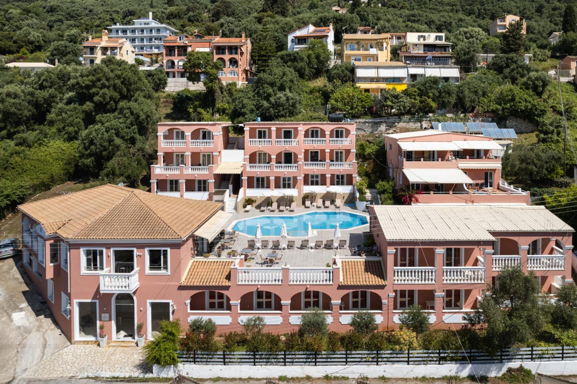 Paradiso Hotel Sea View And Pool Suites Ipsos Corfu Bagian luar foto